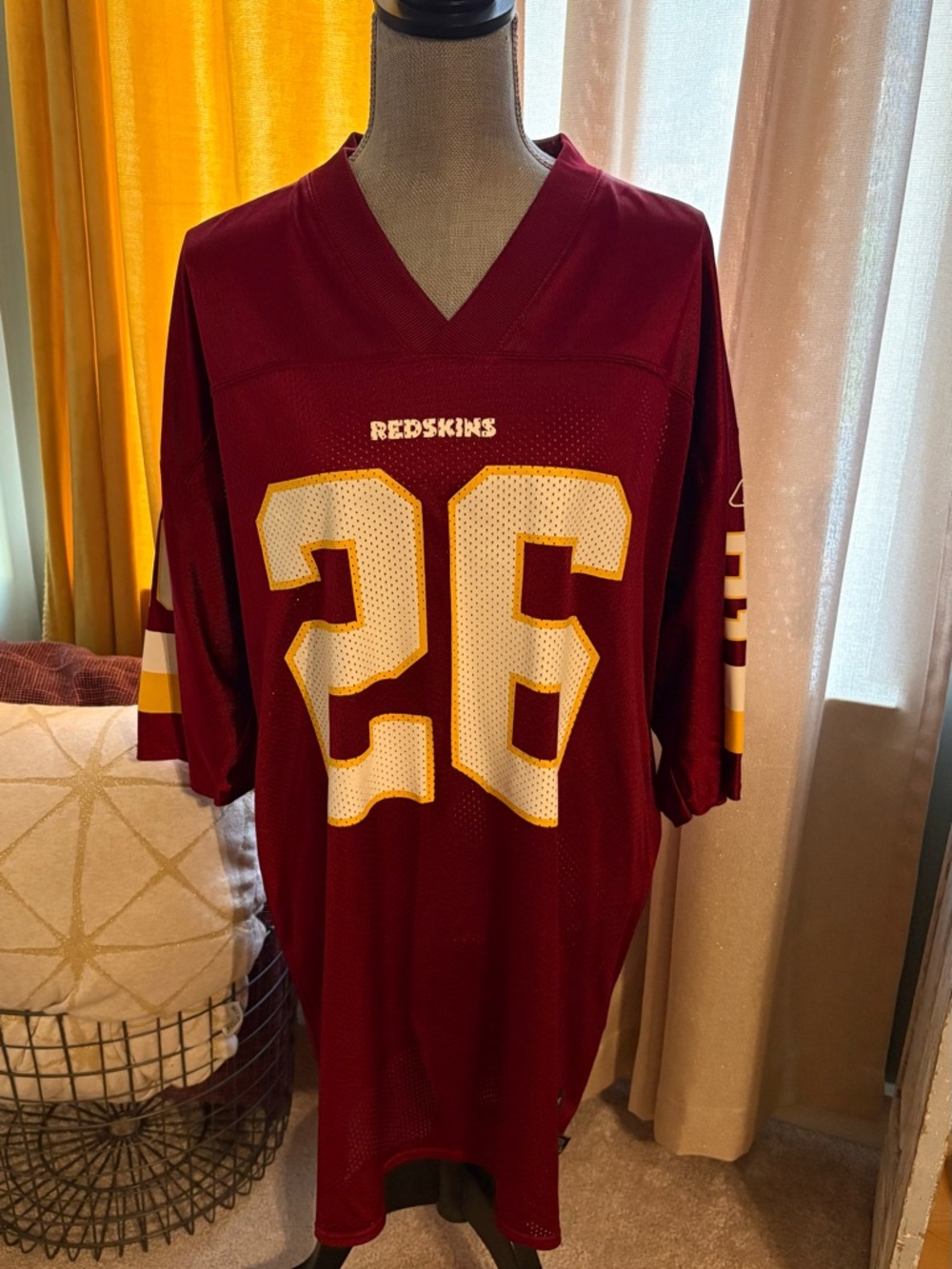 Washington Redskins #26 Burgundy Football Jersey Portis